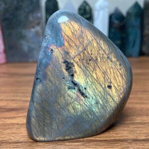 Orange Flash Labradorite Crystal Freeform
